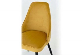 Набор стульев Милан 2 шт (кофе велюр/черный) в Асино - asino.katalogmebeli.com | фото 3