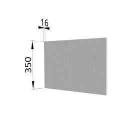 Панель торцевая (для шкафа горизонтального глубокого) ГПГ Монца, Ройс (Кварц черный) в Асино - asino.katalogmebeli.com | фото