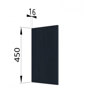Панель торцевая (для шкафа горизонтального высокого) ВПГ Гарда (Джинс) в Асино - asino.katalogmebeli.com | фото