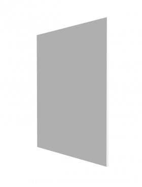 Панель торцевая С Ройс (для шкафов нижних) Белый софт в Асино - asino.katalogmebeli.com | фото
