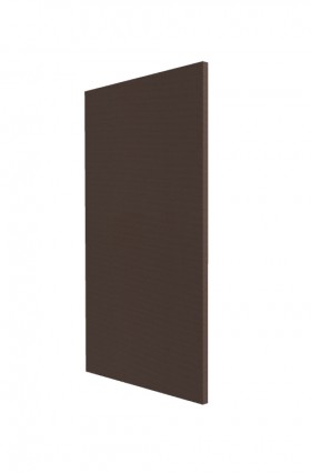 Панель торцевая СТ 400 Квадро (для шкафа торцевого нижнего) Шоколад кожа в Асино - asino.katalogmebeli.com | фото