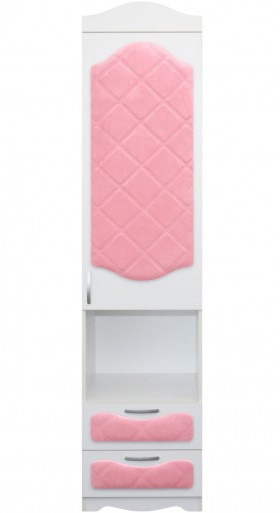 Пенал с ящиками серии Иллюзия 36 Светло-розовый в Асино - asino.katalogmebeli.com | фото