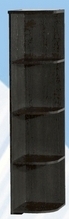 Полка угловая низкая ДЛЯ ГОСТИНОЙ ПУН-305 Венге в Асино - asino.katalogmebeli.com | фото