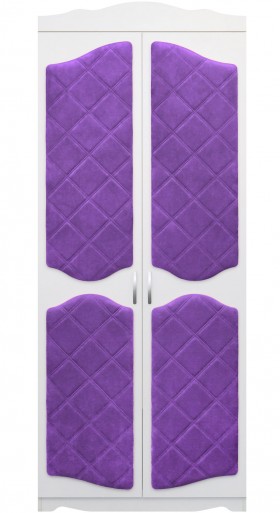 Шкаф 2-х створчатый серии Иллюзия 32 фиолетовый в Асино - asino.katalogmebeli.com | фото 1