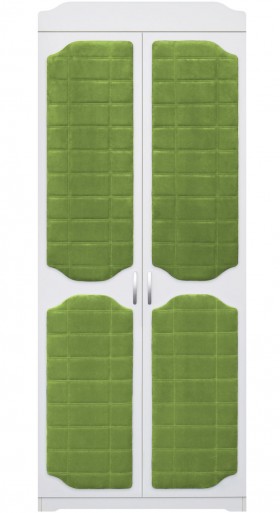 Шкаф 2-х створчатый серии Спорт 76 Зелёный в Асино - asino.katalogmebeli.com | фото 1