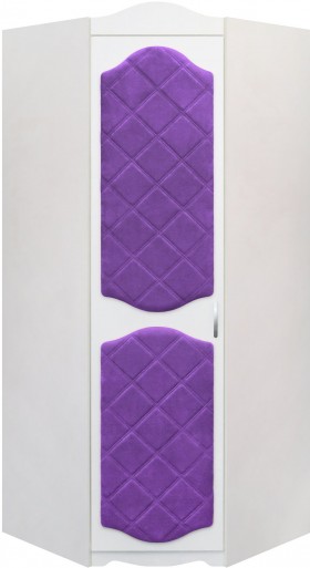 Шкаф угловой Иллюзия 32 Фиолетовый в Асино - asino.katalogmebeli.com | фото 1