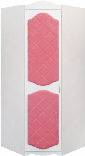 Шкаф угловой Иллюзия 89 Розовый в Асино - asino.katalogmebeli.com | фото