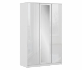 Шкаф 3-х дверный СБ-2493 Медея (Белый/Белый глянец) в Асино - asino.katalogmebeli.com | фото