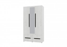 Шкаф 3-х створчатый с ящиками и зеркалом Вега (Прованс) в Асино - asino.katalogmebeli.com | фото
