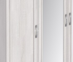 Шкаф 4-х дверный СБ-2389 Флоренция (Дуб Сонома Белый) в Асино - asino.katalogmebeli.com | фото 2