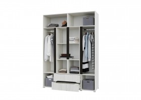 Шкаф 4-х створчатый с ящиками и зеркалами Вега (Прованс) в Асино - asino.katalogmebeli.com | фото 3