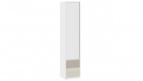 Шкаф для белья комбинированный «Сканди» Дуб Гарден/Белый/Глиняный серый в Асино - asino.katalogmebeli.com | фото 1