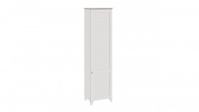Шкаф для белья с 1-й дверью левый «Ривьера» (Белый) в Асино - asino.katalogmebeli.com | фото