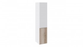 Шкаф для белья с 1 дверью «Синди» (Белый глянец/Дуб Делано) в Асино - asino.katalogmebeli.com | фото