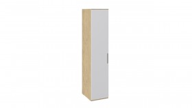 Шкаф для белья с глухой дверью «Квадро» (Бунратти/Белый глянец) в Асино - asino.katalogmebeli.com | фото 2