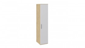 Шкаф для белья с глухой дверью «Квадро» (Бунратти/Белый глянец) в Асино - asino.katalogmebeli.com | фото 3