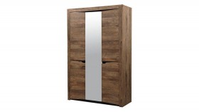 Шкаф для одежды "Лючия" (3-х дв.) (кейптаун/зеркало) в Асино - asino.katalogmebeli.com | фото 1