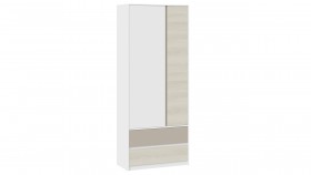 Шкаф для одежды комбинированный «Сканди» Дуб Гарден/Белый/Глиняный серый в Асино - asino.katalogmebeli.com | фото