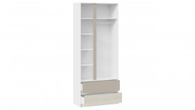 Шкаф для одежды комбинированный «Сканди» Дуб Гарден/Белый/Глиняный серый в Асино - asino.katalogmebeli.com | фото 5