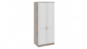 Шкаф для одежды с 2-мя глухими дверями «Прованс» (Дуб Сонома трюфель/Крем) в Асино - asino.katalogmebeli.com | фото