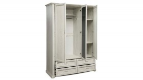 Шкаф для одежды "Сохо" (бетон пайн белый/4 ящика/1532) в Асино - asino.katalogmebeli.com | фото 3