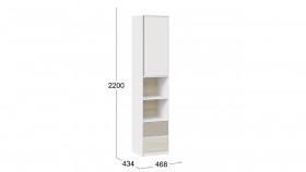 Шкаф комбинированный «Сканди» Дуб Гарден/Белый/Глиняный серый в Асино - asino.katalogmebeli.com | фото 4