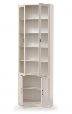Шкаф комбинированный В-19 New (вудлайн кремовый) в Асино - asino.katalogmebeli.com | фото 3