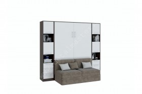 Шкаф-кровать с диваном БЕЛА в Асино - asino.katalogmebeli.com | фото 2