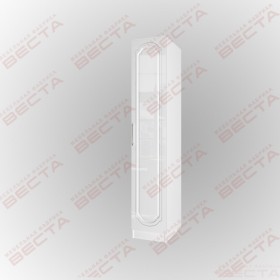 Шкаф МДФ 400 одностворчатый штанга Белый глянец  в Асино - asino.katalogmebeli.com | фото 1