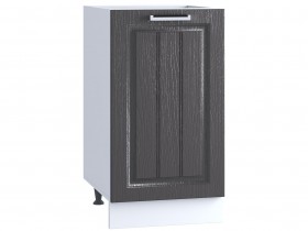 Шкаф нижний 400, ШН 400 (Клен серый/корпус белый) в Асино - asino.katalogmebeli.com | фото