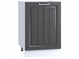 Шкаф нижний под мойку 500, ШНМ 500 (Клен серый/корпус белый) в Асино - asino.katalogmebeli.com | фото