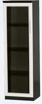 Шкаф нижний со стеклодверью ДЛЯ ГОСТИНОЙ ШНС-450 Венге/Дуб выбеленный в Асино - asino.katalogmebeli.com | фото 2