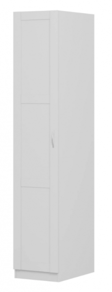 Шкаф однодверный Пегас сборный белый в Асино - asino.katalogmebeli.com | фото 1