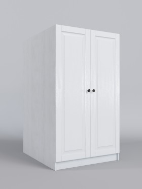 Шкаф под кровать второго яруса Классика (Белый/корпус Выбеленное дерево) в Асино - asino.katalogmebeli.com | фото