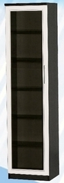 Шкаф средний со стеклодверью ДЛЯ ГОСТИНОЙ ШСС-450 Венге/Дуб выбеленный в Асино - asino.katalogmebeli.com | фото