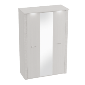 Шкаф трехдверный Элана Бодега белая в Асино - asino.katalogmebeli.com | фото 1