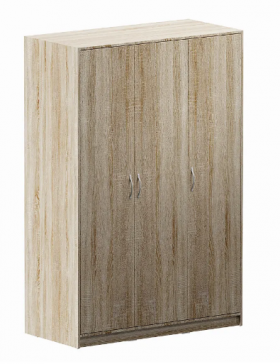 Шкаф трехдверный Орион дуб сонома в Асино - asino.katalogmebeli.com | фото