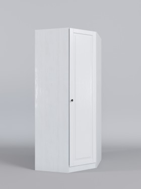 Шкаф угловой (угловая секция) Классика (Белый/корпус Выбеленное дерево) в Асино - asino.katalogmebeli.com | фото 1