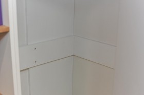Шкаф угловой «Оксфорд» (Ривьера/Белый с рисунком) в Асино - asino.katalogmebeli.com | фото 5