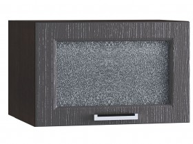 Шкаф верхний горизонтальный со стеклом 510, ШВГС 510 (Клен серый/корпус венге) в Асино - asino.katalogmebeli.com | фото