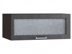 Шкаф верхний горизонтальный со стеклом 810, ШВГС 810 (Клен серый/корпус венге) в Асино - asino.katalogmebeli.com | фото