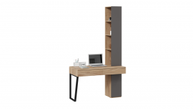 Стол письменный со шкафом комбинированным (настольным) «Порто» в Асино - asino.katalogmebeli.com | фото