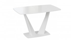 Стол раздвижной «Фабио» Тип 1 Белый в Асино - asino.katalogmebeli.com | фото 4