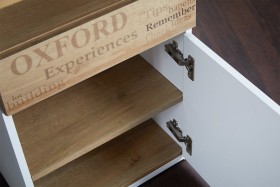 Стол с ящиками «Оксфорд» (Ривьера/Белый с рисунком) в Асино - asino.katalogmebeli.com | фото 10