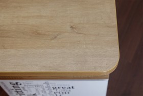 Угловой письменный стол с ящиками «Ривьера» Дуб Бонифацио/Белый в Асино - asino.katalogmebeli.com | фото 5