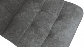 Стул «Аспен» К1С Черный муар/Микровелюр Wellmart Graphite в Асино - asino.katalogmebeli.com | фото 3