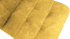 Стул «Аспен» К1С Черный муар/Микровелюр Wellmart Yellow в Асино - asino.katalogmebeli.com | фото 3
