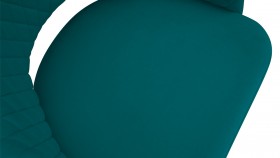 Стул «Калипсо» К1К Черный муар/Велюр Confetti Izumrud в Асино - asino.katalogmebeli.com | фото 3