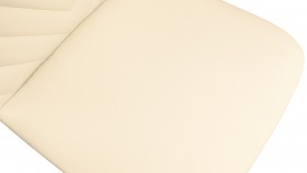Стул «Шерри» К1С Черный муар/Кож зам Polo Cream в Асино - asino.katalogmebeli.com | фото 3