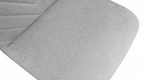 Стул «Шерри» К1С Черный муар/Микровелюр Jercy Silver в Асино - asino.katalogmebeli.com | фото 3